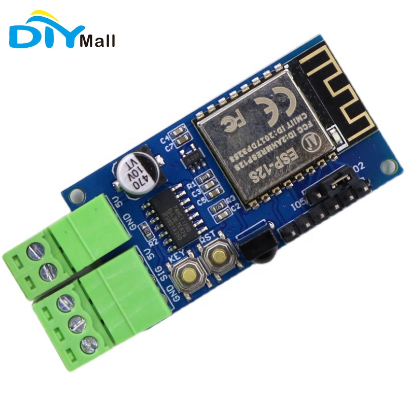 DIYmall ESP8266 ESP-12S RGB светодиодный контроллер WS2812 светодиодная лента RGB Wi-Fi микроконтроллер затемнения Диммер контроллер Поддержка Wi-Fi блок с пультом дистанционного управления