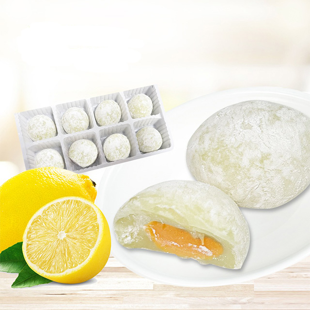 Lemon Mochi Japanese Style Mochi Daifuku Rice Cake Grain Snack