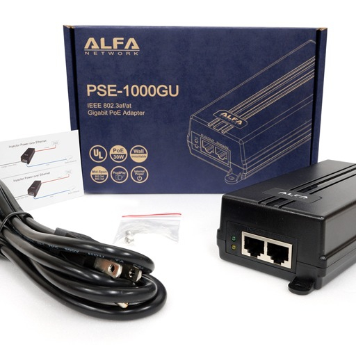 PSE-1000GU 802.3AT/af Gigabit PoE адаптер