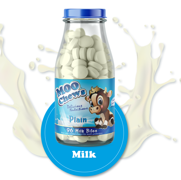 Moo Chews 96 таблеток бутылка для молока здоровые закуски для детей и малышей молока таблетки с высоким содержанием кальция NZ сделано