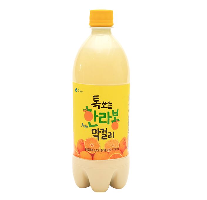 Jeju мандарин Сверкающее рисовое вино