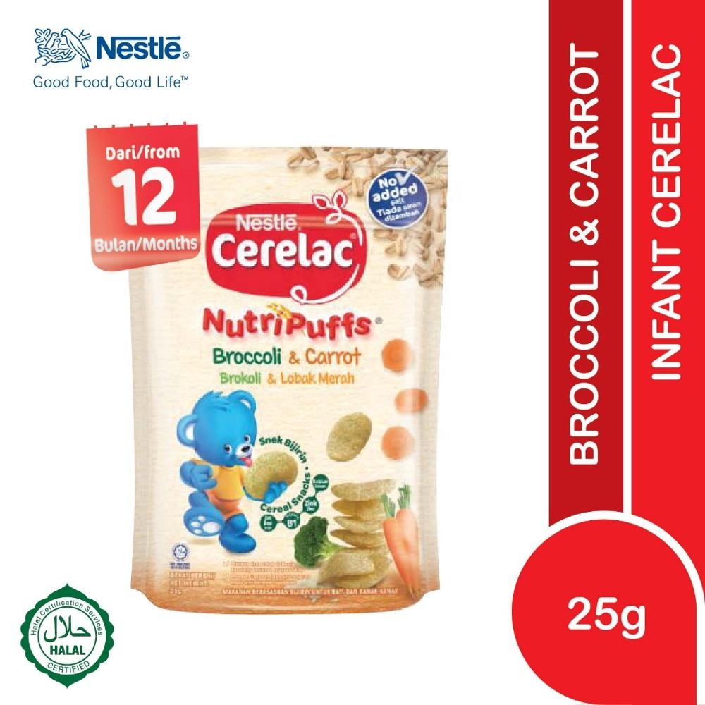 Высокое качество, Cerelac, питательные вещества, брокколи и моркови, 25 г