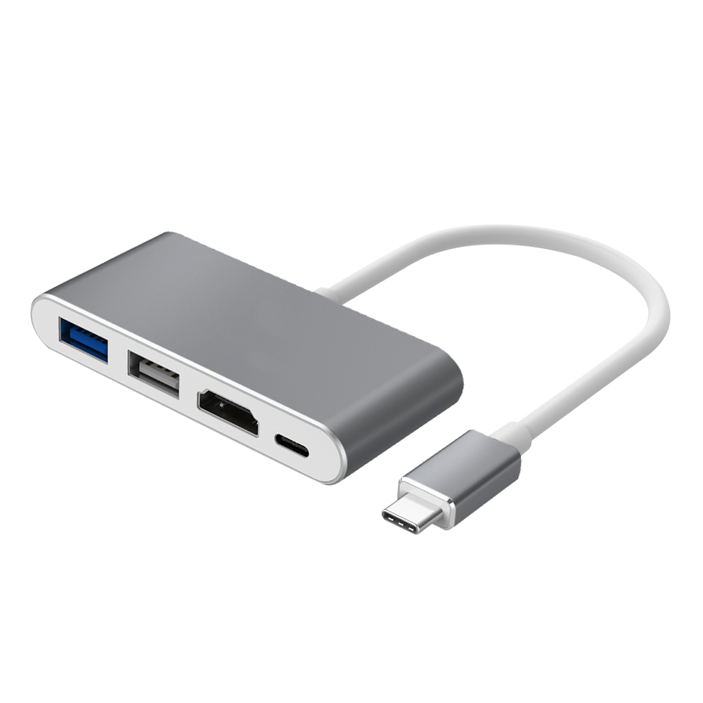 2020 лучшие продажи дешевые 6 в 1 usb c адаптер с PD 100 Вт доставка питания 5G Bps usb 3,0 hd-mi 4k