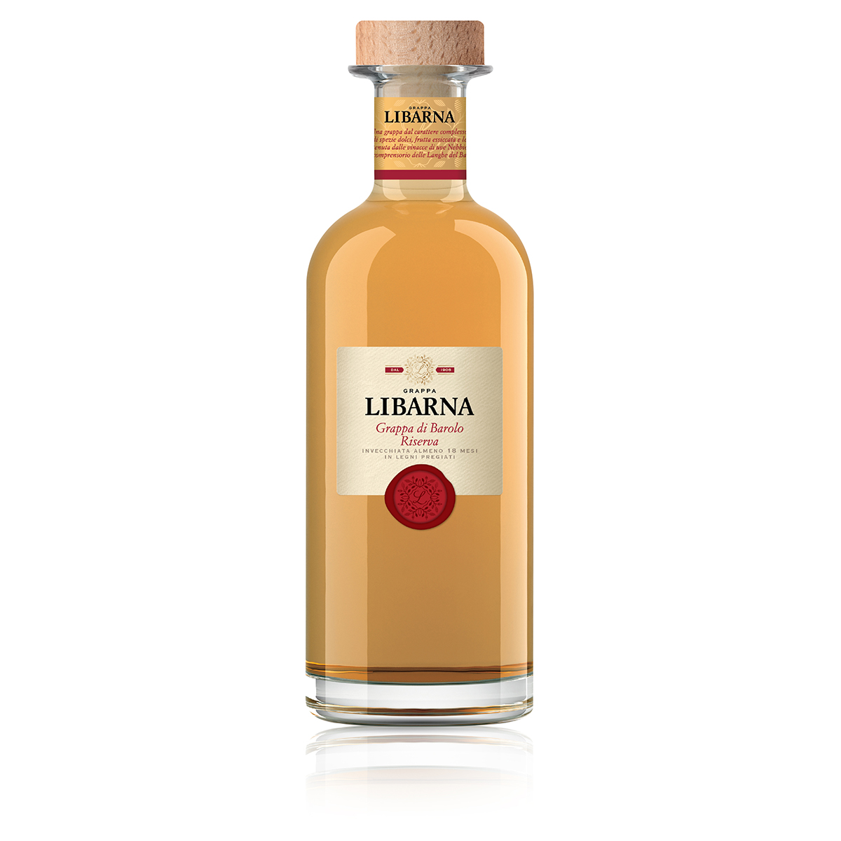 Премиум линия итальянская графа либарна Бароло бутылка 70 cl