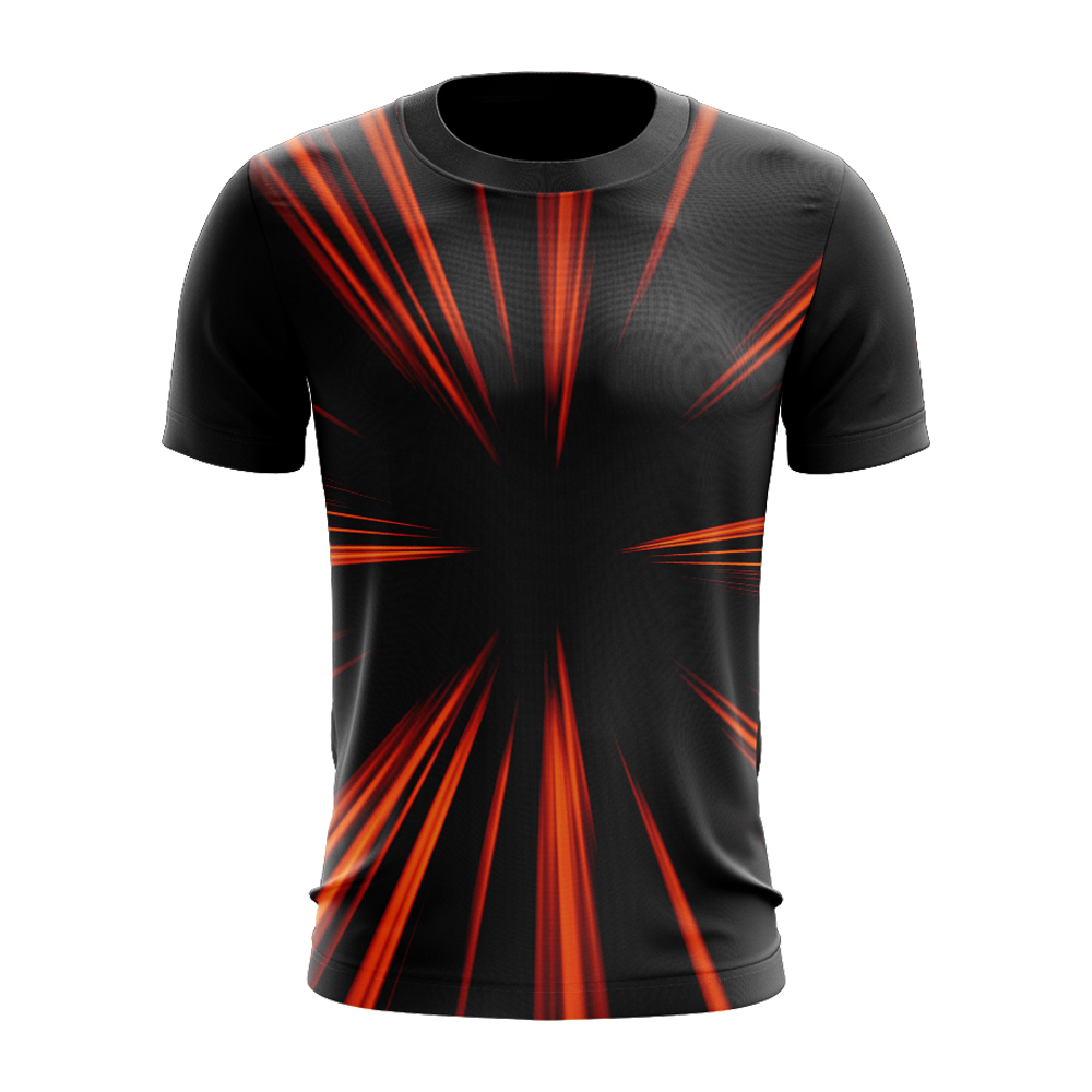Custom Designers 100% Polyester Fitness O Neck Digital Sublimation Printing Men's T Shirt