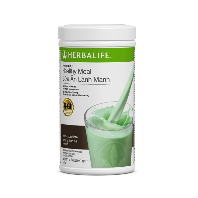 Vietnam Version Formula 1 Healthy Meal Nutritional Shake Mix: Mint Chocolate Made in USA SuPess Wholesaler