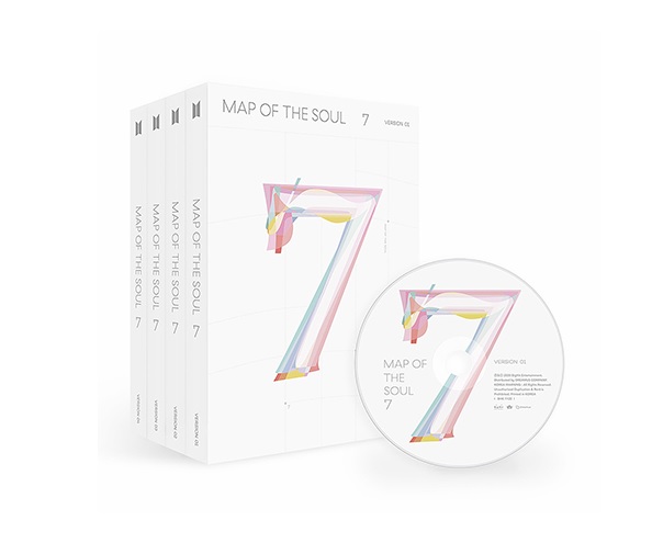 KPOP Official BTS MAP OF THE SOUL 7 4 типов bangtan