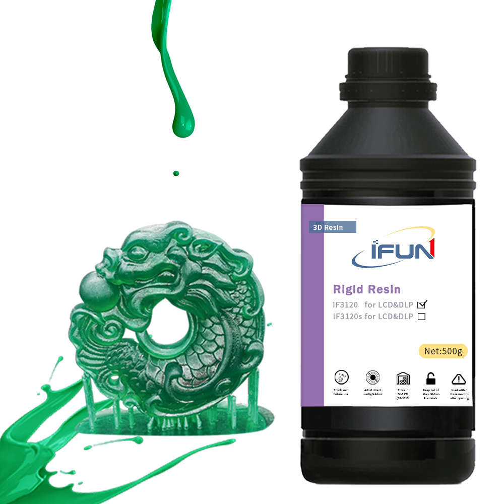 IFUN жидкий фотополимер УФ отверждения смолы 405nm зеленый для ЖК дисплей 3d принтер обычных фоточувствительная Смола костюм для гаража наборы