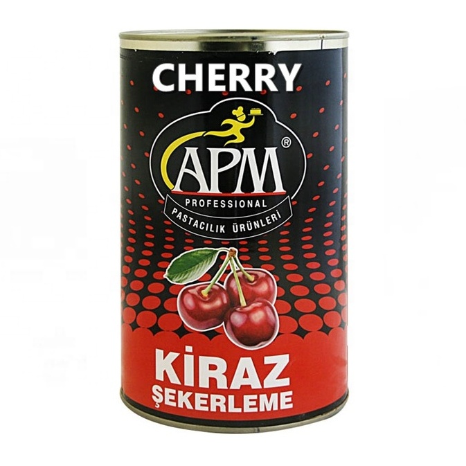 APM консервированный, консервированный Вишневый для пищевых секторов и отраслей, таких как кондитерские изделия, кондитерские изделия и др.