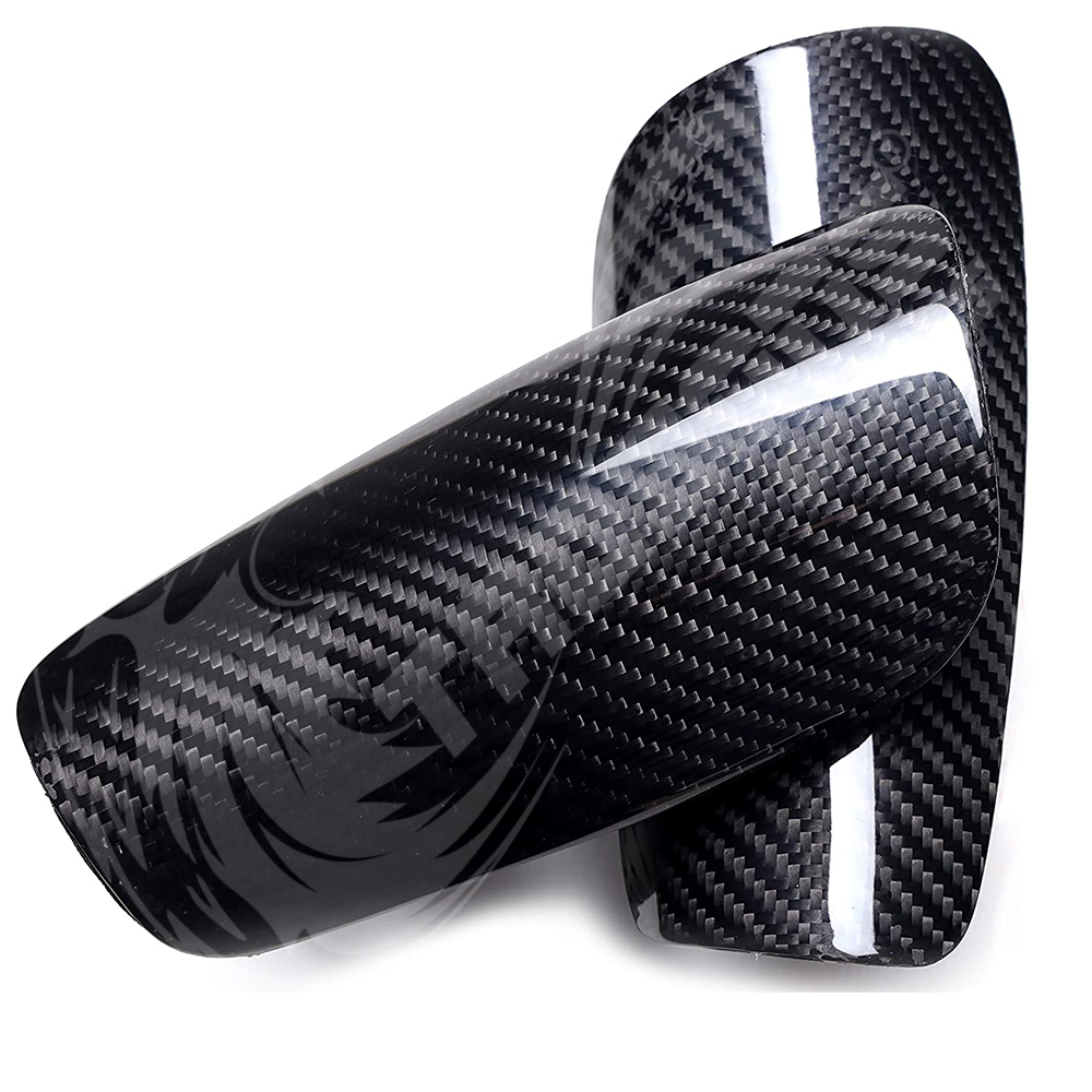 TRQSONS Customize Wholesale Carbon fiber Eva Padded Soccer Shin Guard