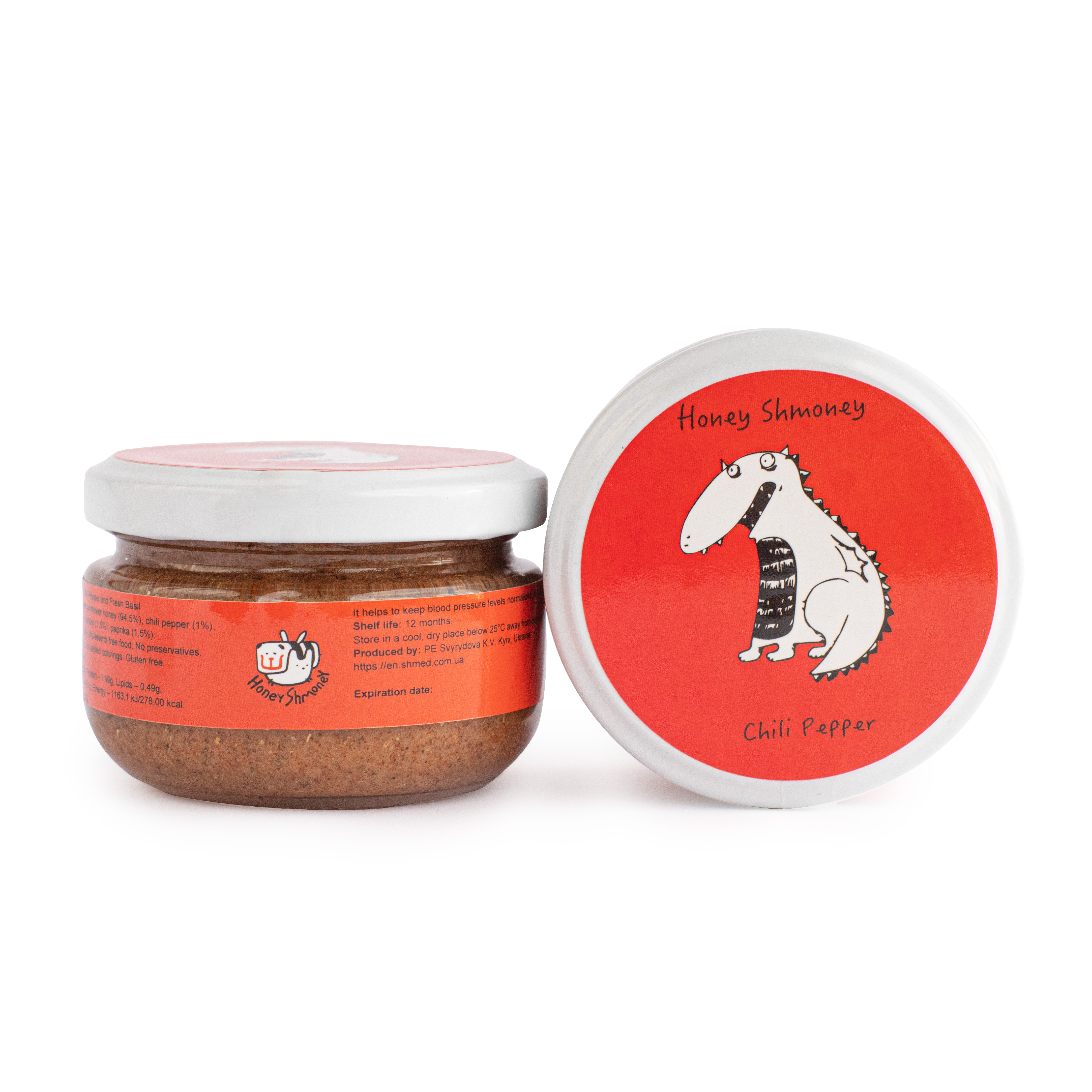 Chili Pepper and Basil creamy honey syrup