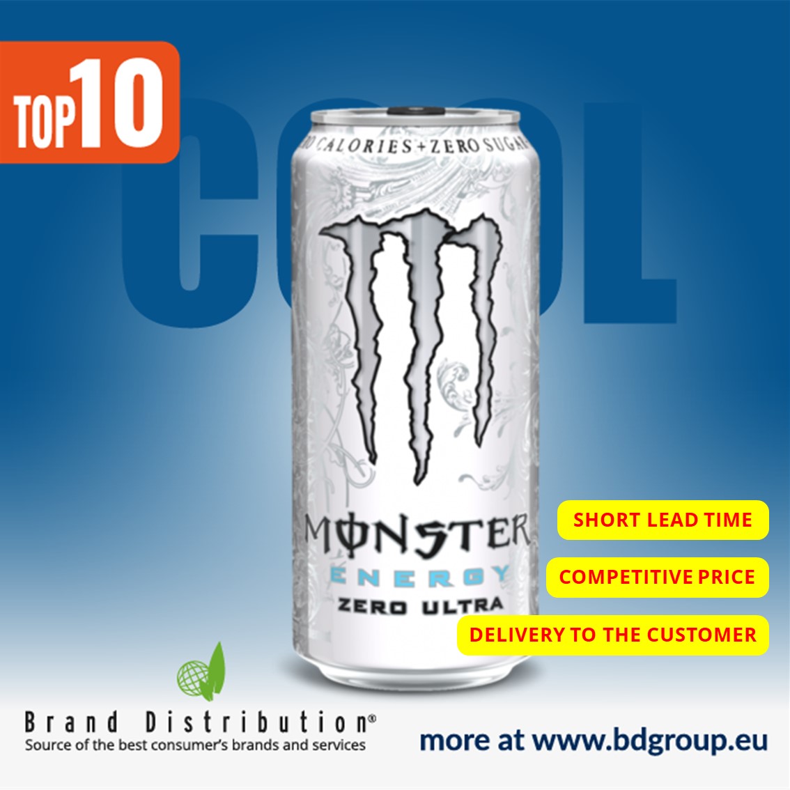 Ультраэнергетический напиток MONSTER Zero 500 мл