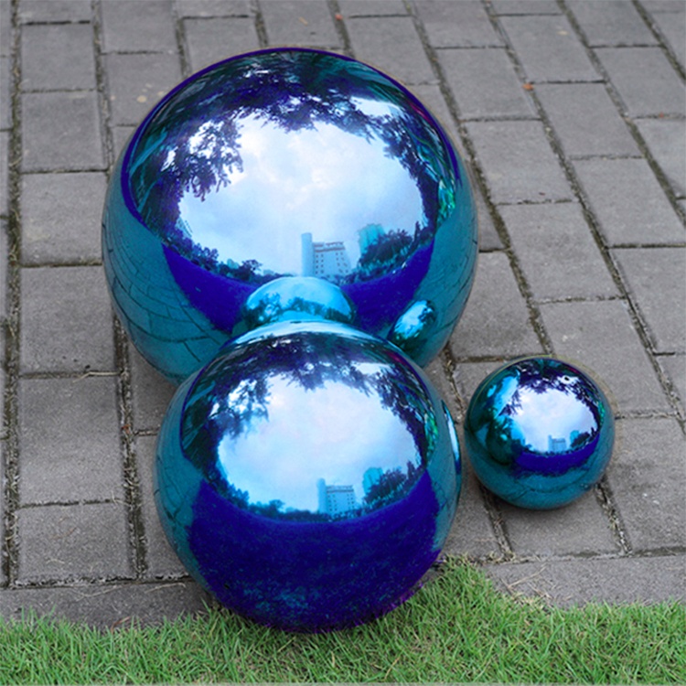 Blue Color Stainless Steel Hollow Ball Sphere