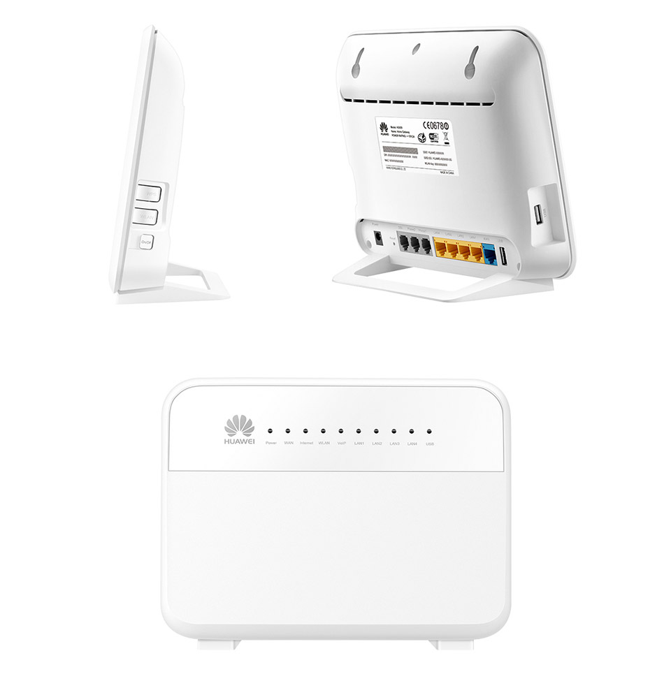 Unlocked Huawei VDSL ADSL modem/router HG659 TR069 PK HG552D Dual Band RJ45 Gigabit Port 2.4G 5G