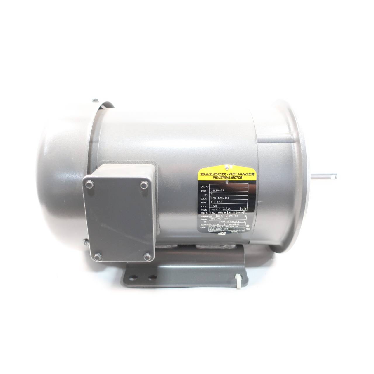 Мотор переменного тока BALDOR 182TCZ 3PH 2HP 1725 об/мин 208-230/460V-AC