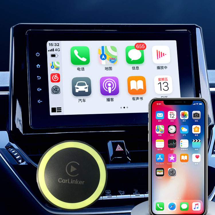 OEM Factory CarPlay Wireless CarPlay Adapter for iOS Version 13 or Newer Ai Wireless Car Smart Carplay