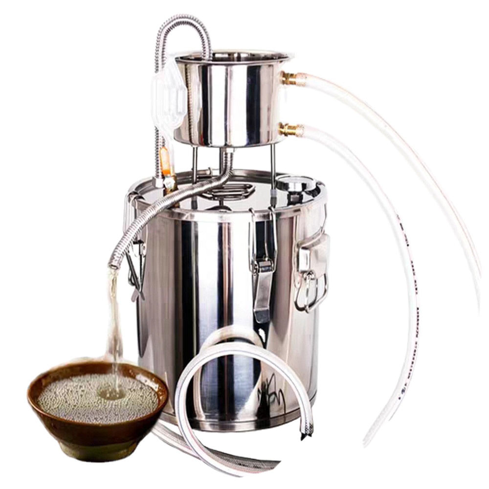 Hot selling Rose Hydrosol Distillation Equipment 22L Lavender Hydrosol Making Machine