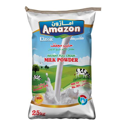 Amazon классический молочный порошок 25 кг пакет