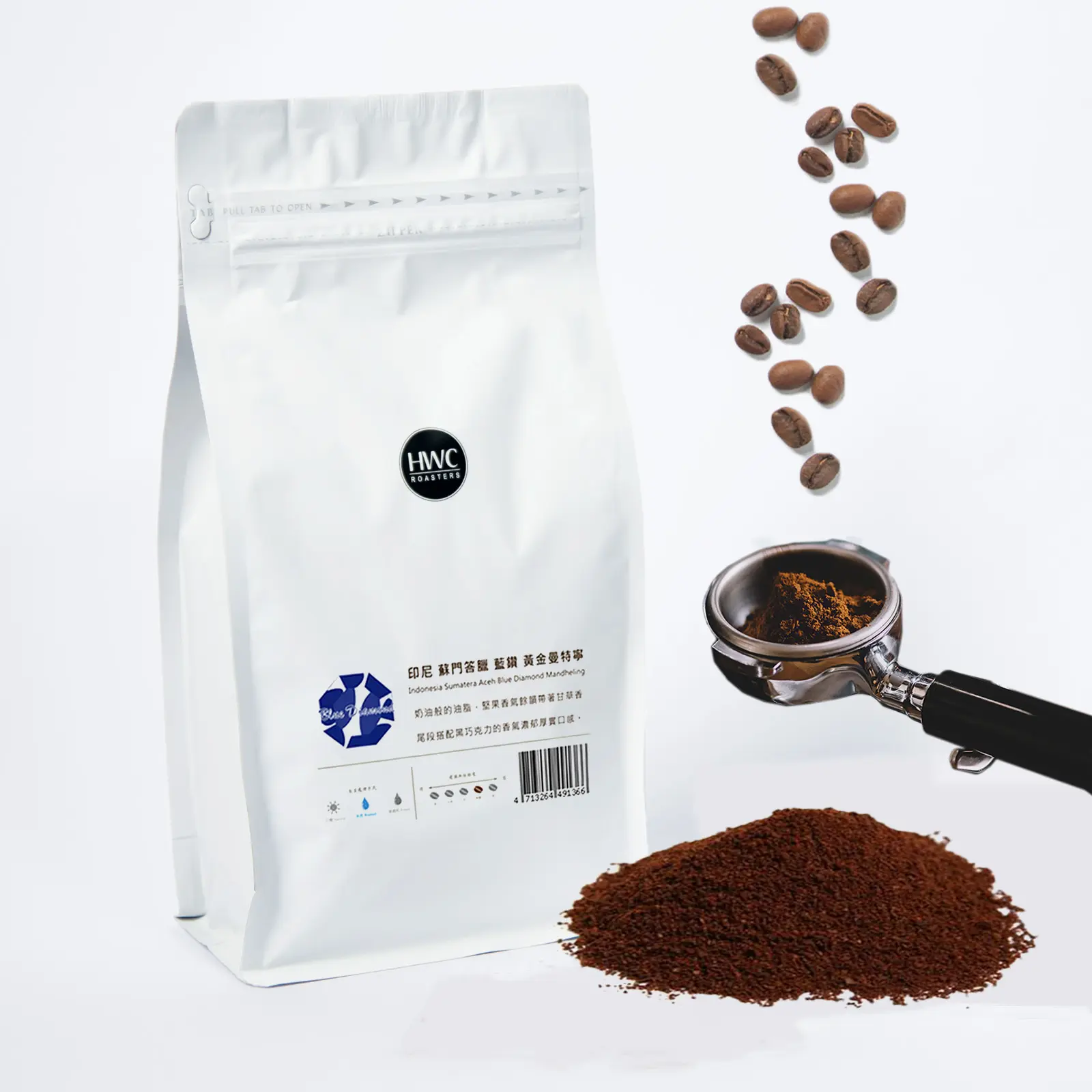 High Quality Indonesia Sumatera Aceh Blue Diamond Mandheling Arabica Ground Coffee