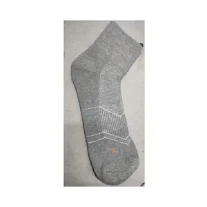 2022 New Fashionable Best Quality Men's Solid Color Socks 100% Cotton Stock Lot Garments From Bangladesh