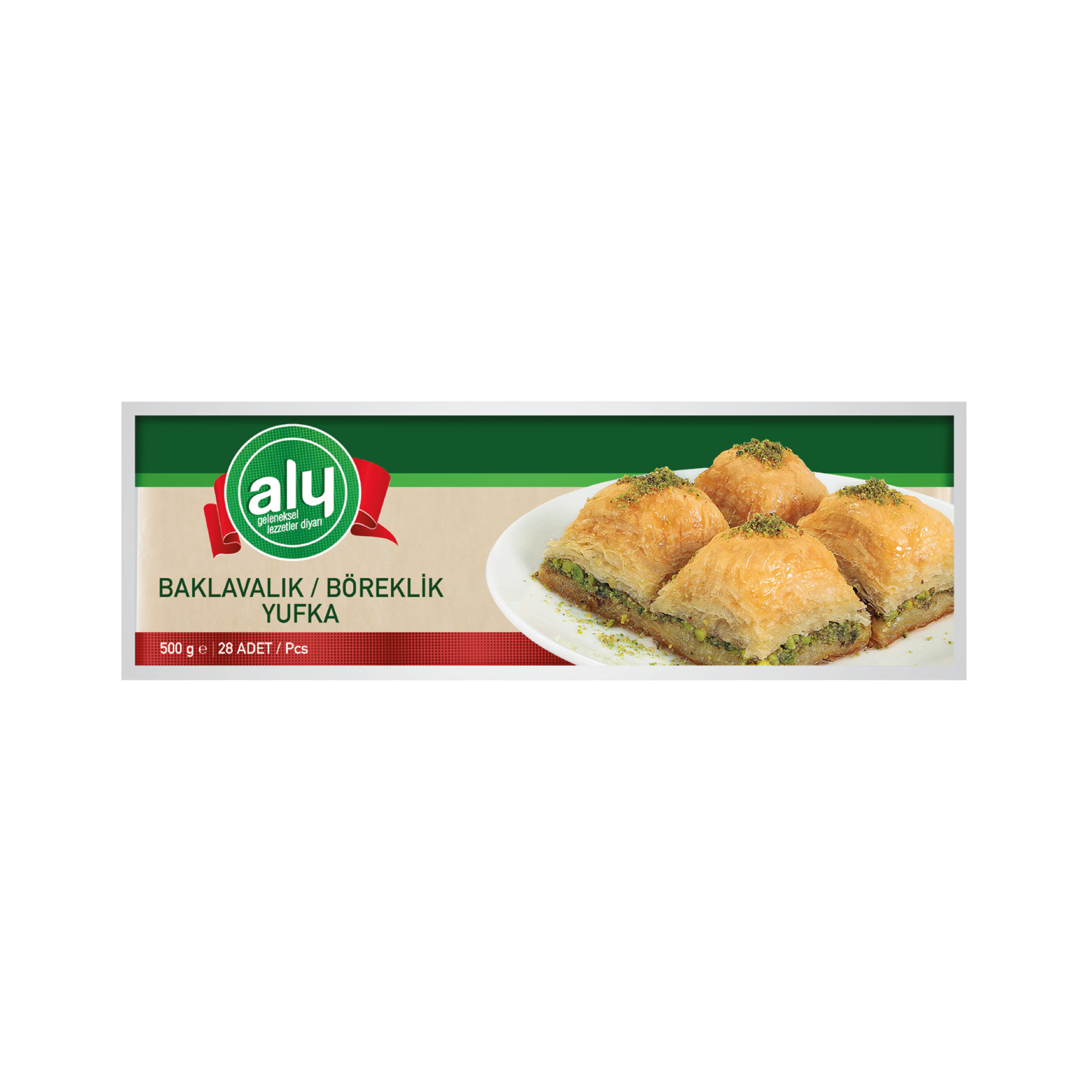 Phyllo Кондитерские листы для Baklava & Borek 28 шт бренд Aly 500гр (20 упаковок в одной коробке)