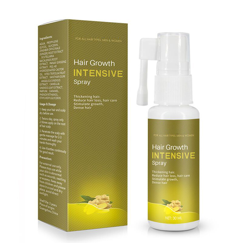 Natural Plant Extract Ginger Germinal massages and Hair oil Growth Essential Oil
