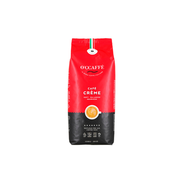 Occaffe Italian Espresso Beans 1 kg 50% Arabica 50% Robusta Coffee Beans For Home
