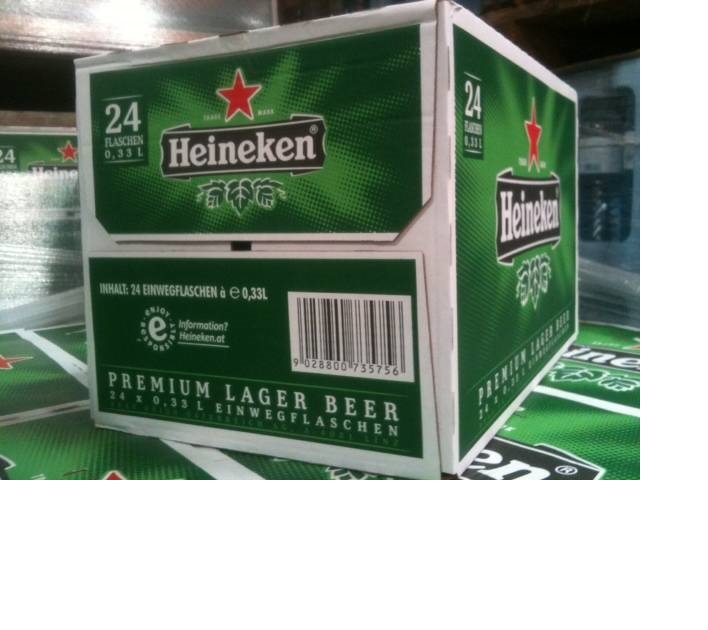 Качественное пиво Heineken/Пиво-лагер 330 мл X 24 бутылки для экспорта