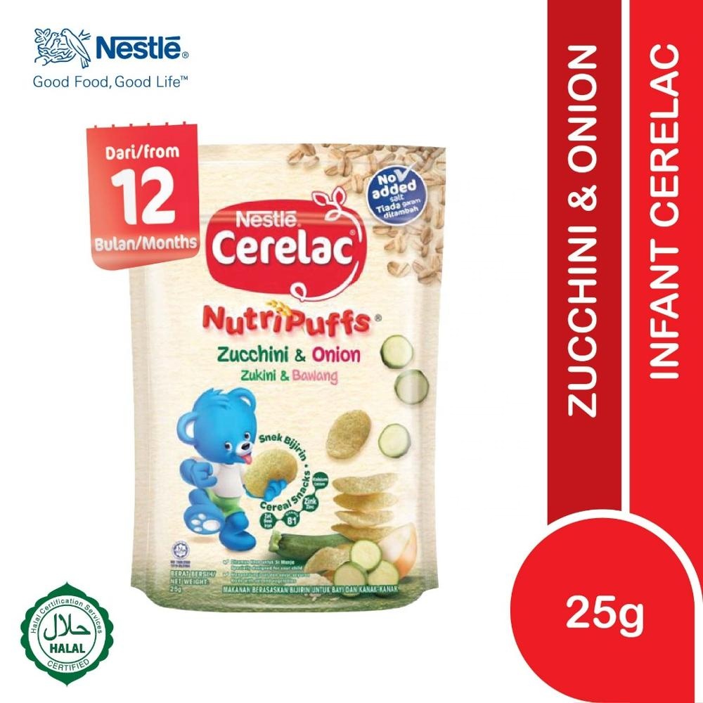Cerelac Nutripuffs Zucchini & Onion 25 Gram