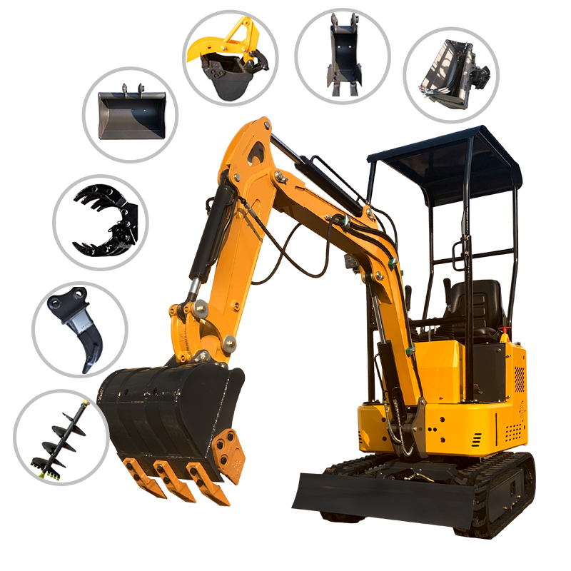 2021 new Beijun CE EPA 1 ton household small hydraulic crawler garden excavator for sale