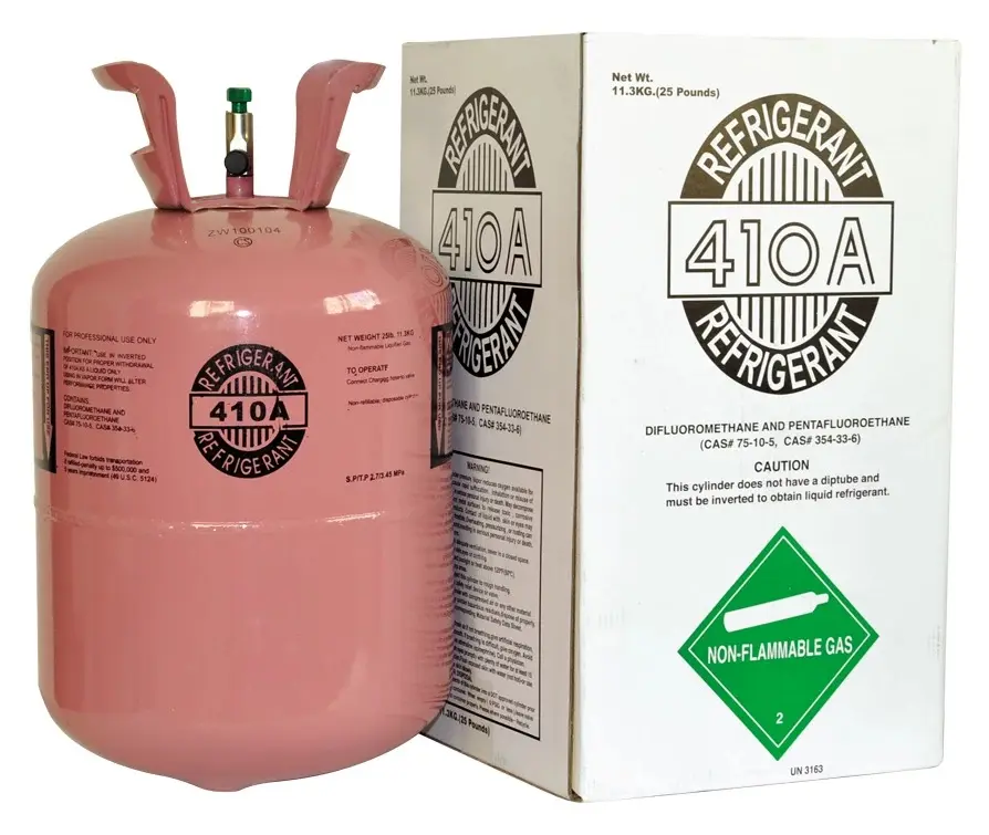 gas R410a refrigerant Hydrocarbon Air Conditioners refrigerant gas 11.3kg cylinder