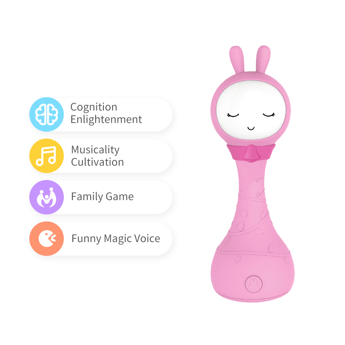 Alilo R1 + высокое качество интерактивные электронные Смарт раннего обучения машина электронные игрушки Музыка погремушки для От 0 до 2 лет Детские