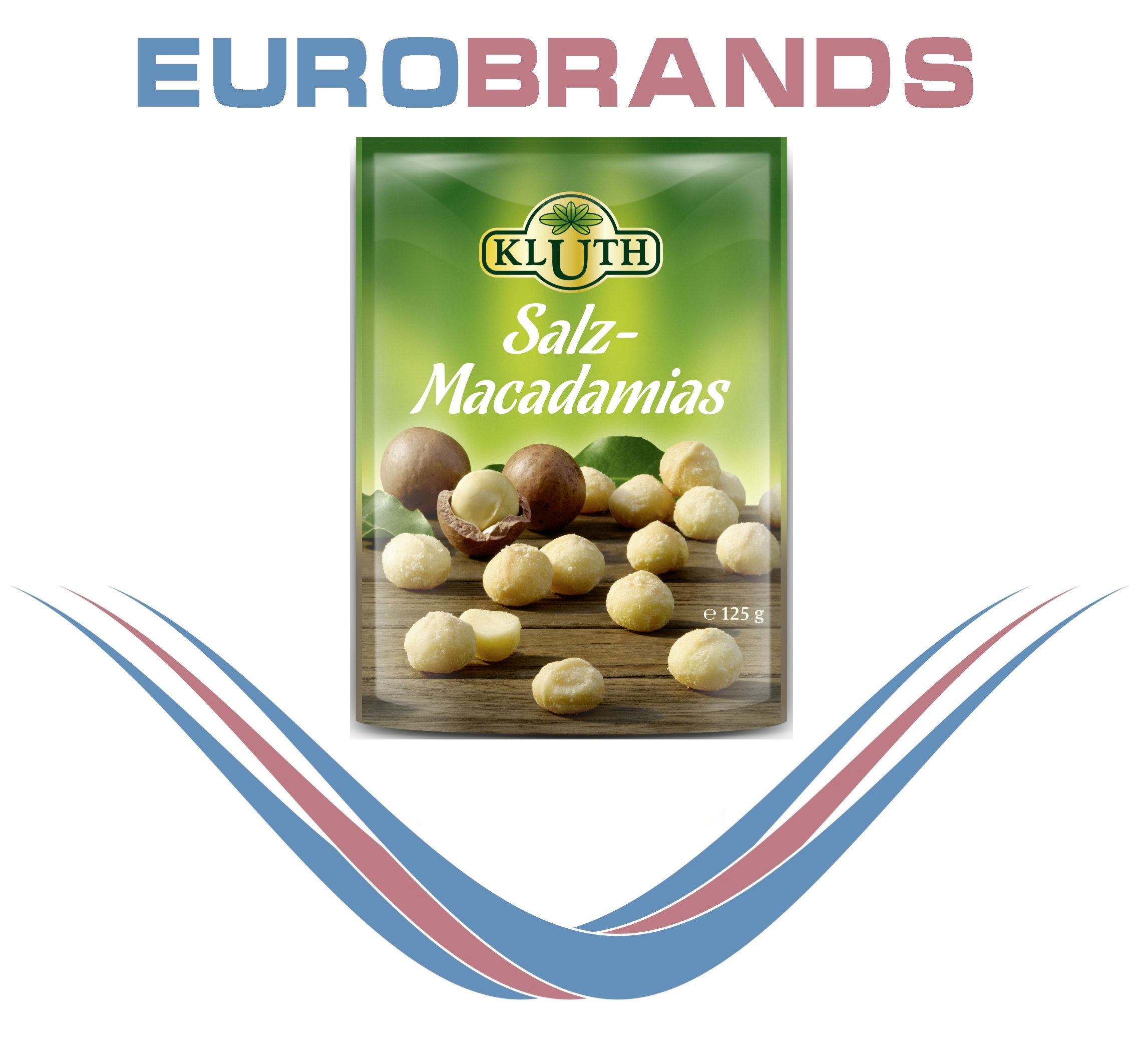 Kluth Premium Macadamias, gerostet + gesalzen 125g
