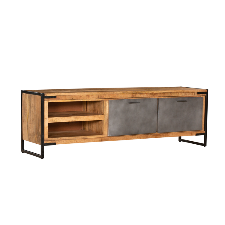 Top Design Wooden Material Lowboard with 2 Doors/2 Shelves at Best Price