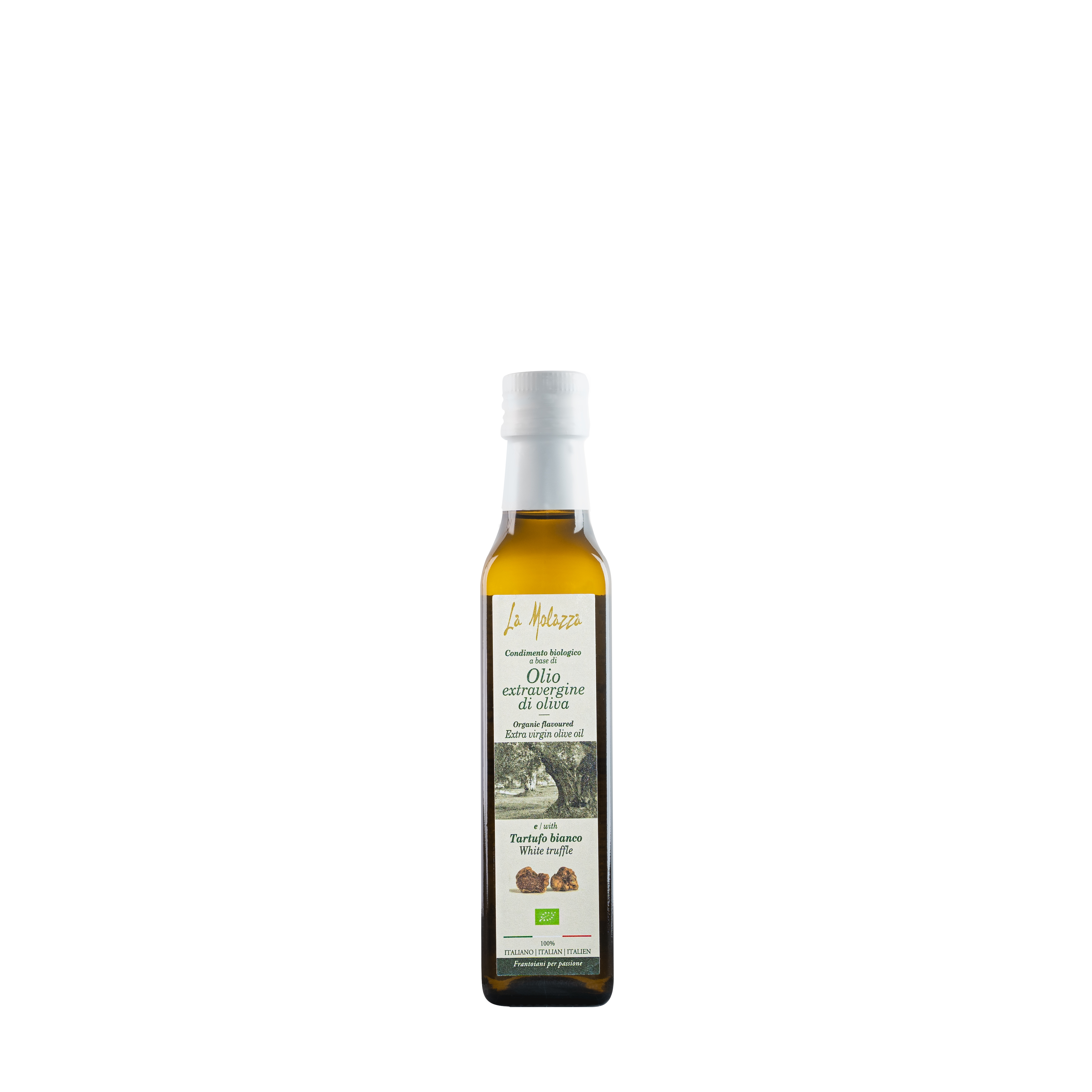 100% итальянская органическое оливковое масло Экстра вирджин 0.25L со вкусовыми добавками с естественным белым трюфели полезно для здоровья людей