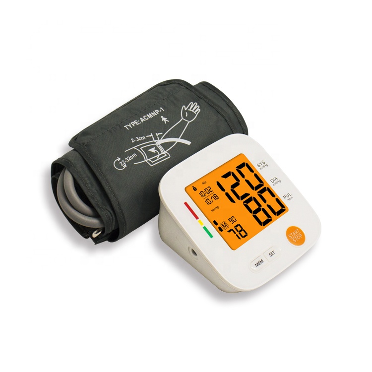 Hot Sale Ambulatory Blood Pressure Machine Upper Blood Pressure Monitor Arm Type Electronic Blood Pressure Monitor