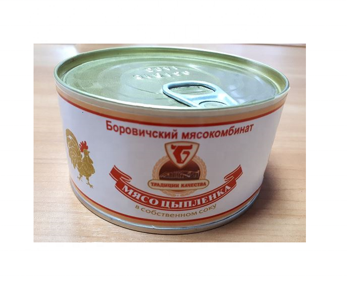 Русское консервированное мясо курицы/консервированное куриное мясо