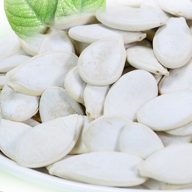 raw & dried snow white pumpkin seeds