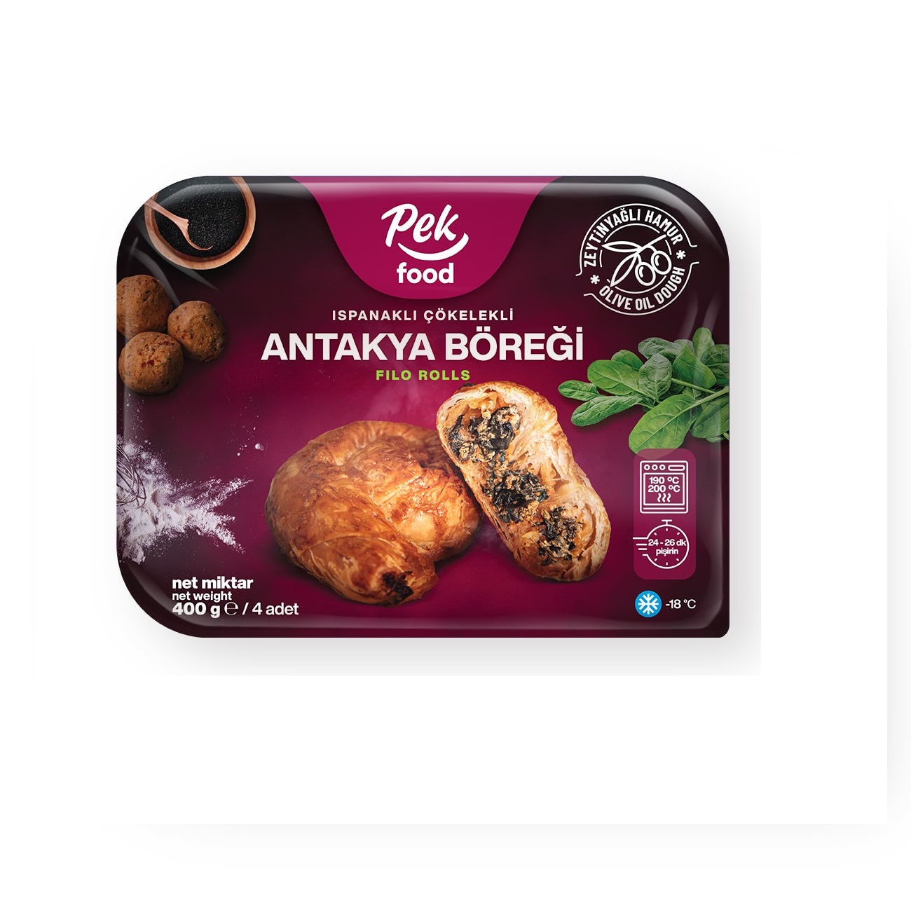 Antiochian Roll Patty Pack замороженные продукты, оптовая продажа для рынков и ресторанов