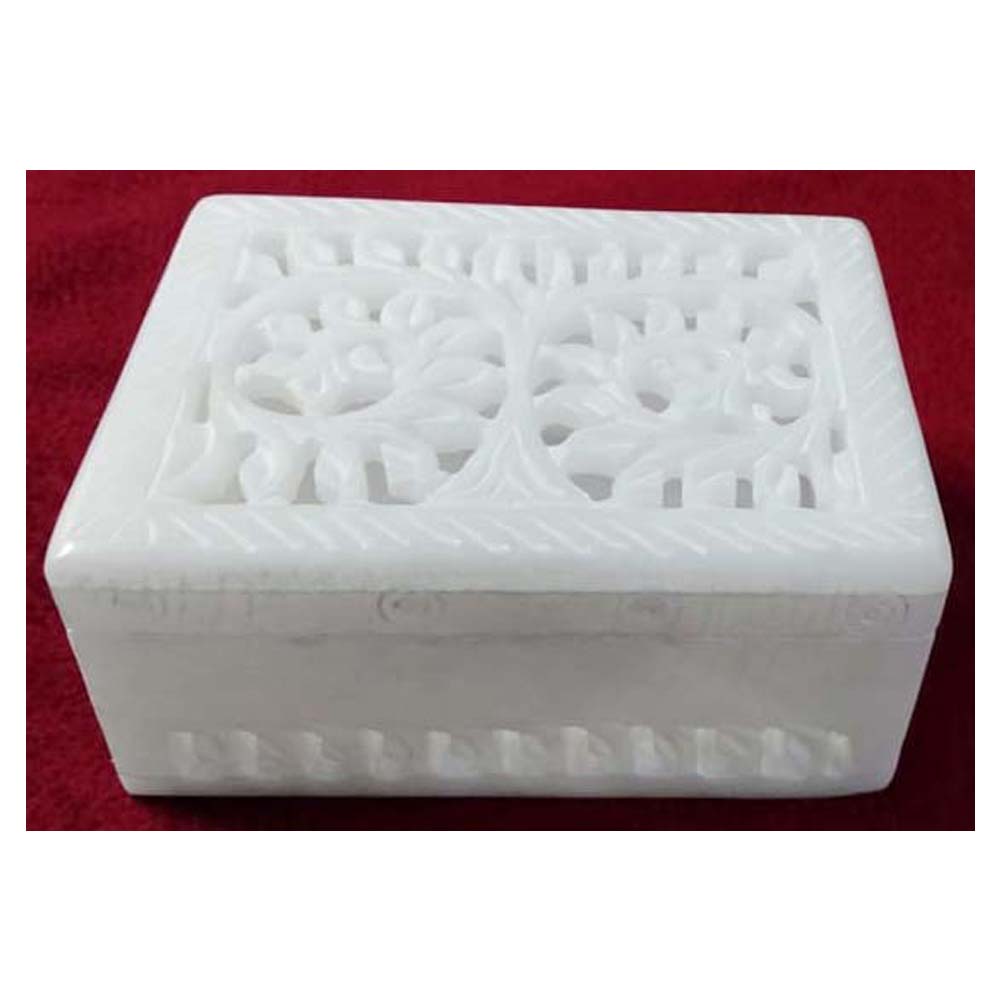 Stone Carved Decorative Box