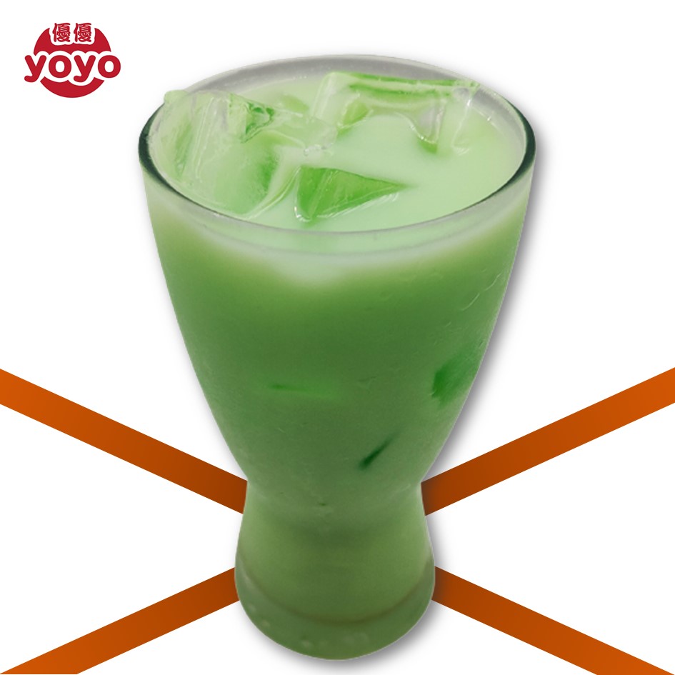 Green Apple Flavor Milk Tea Powder Taiwan Cold Drinks