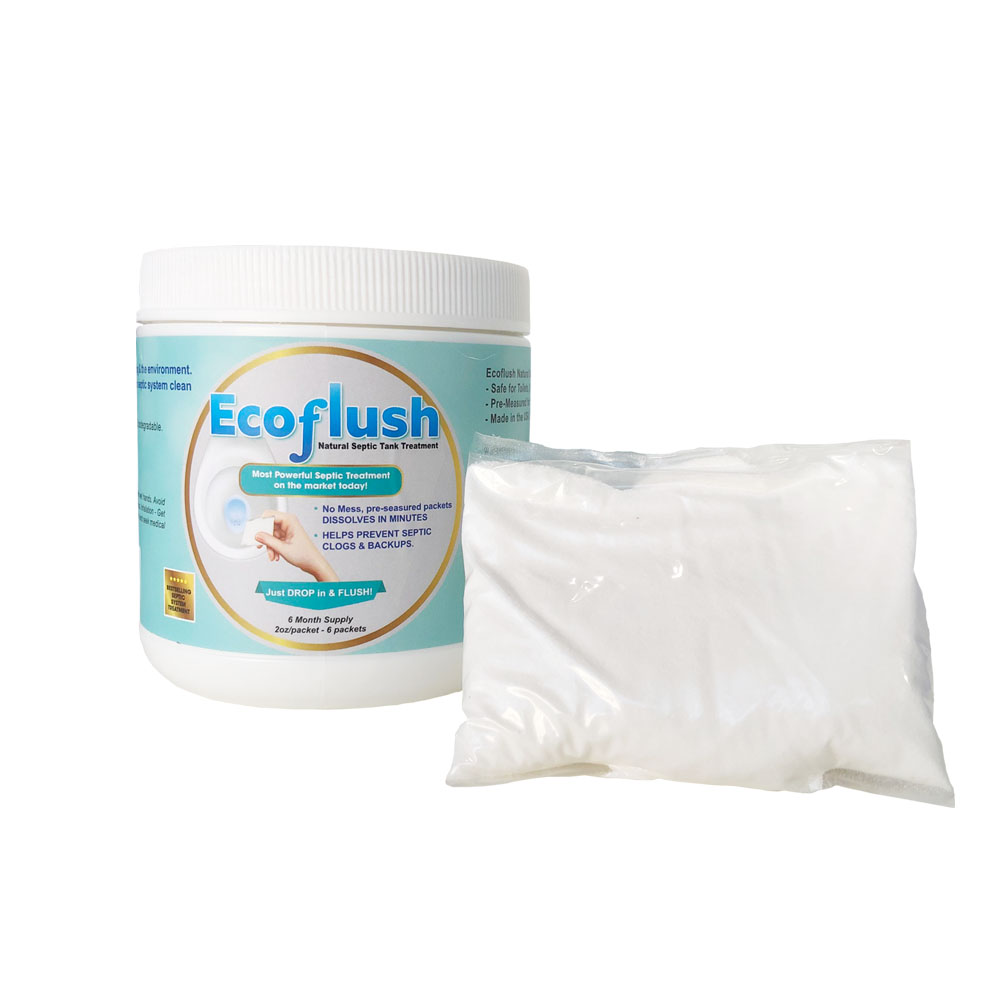 Лучший продавец EcoFlush-поставка 6 месяцев-натуральная септическая емкость с экологичной упаковкой