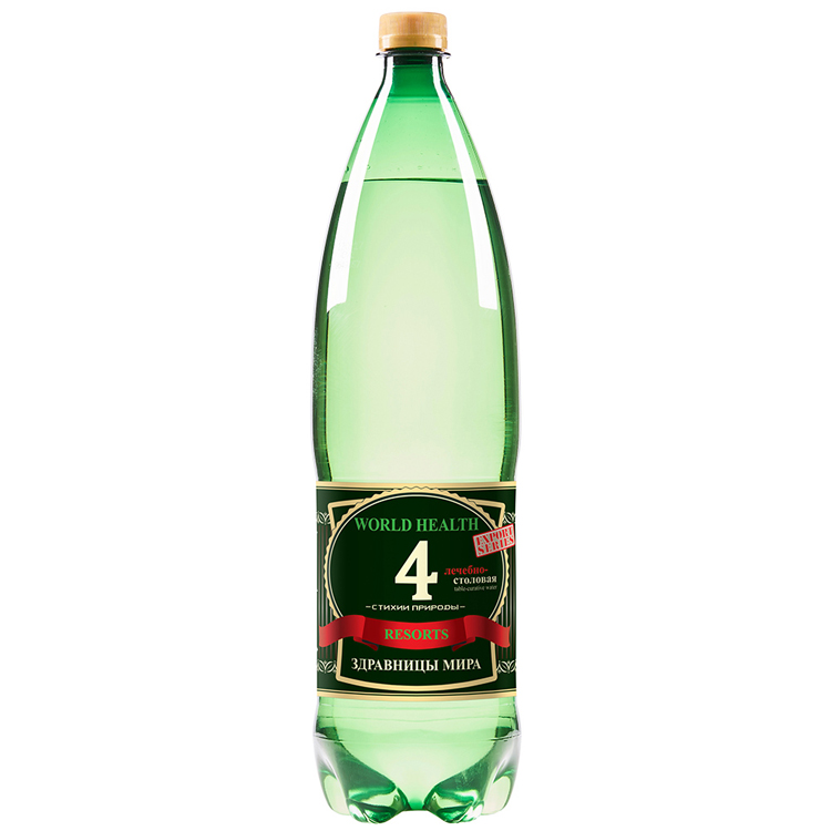Mineral water for complex therapeutic effect on all organs and systems person, plastic mineral water bottle