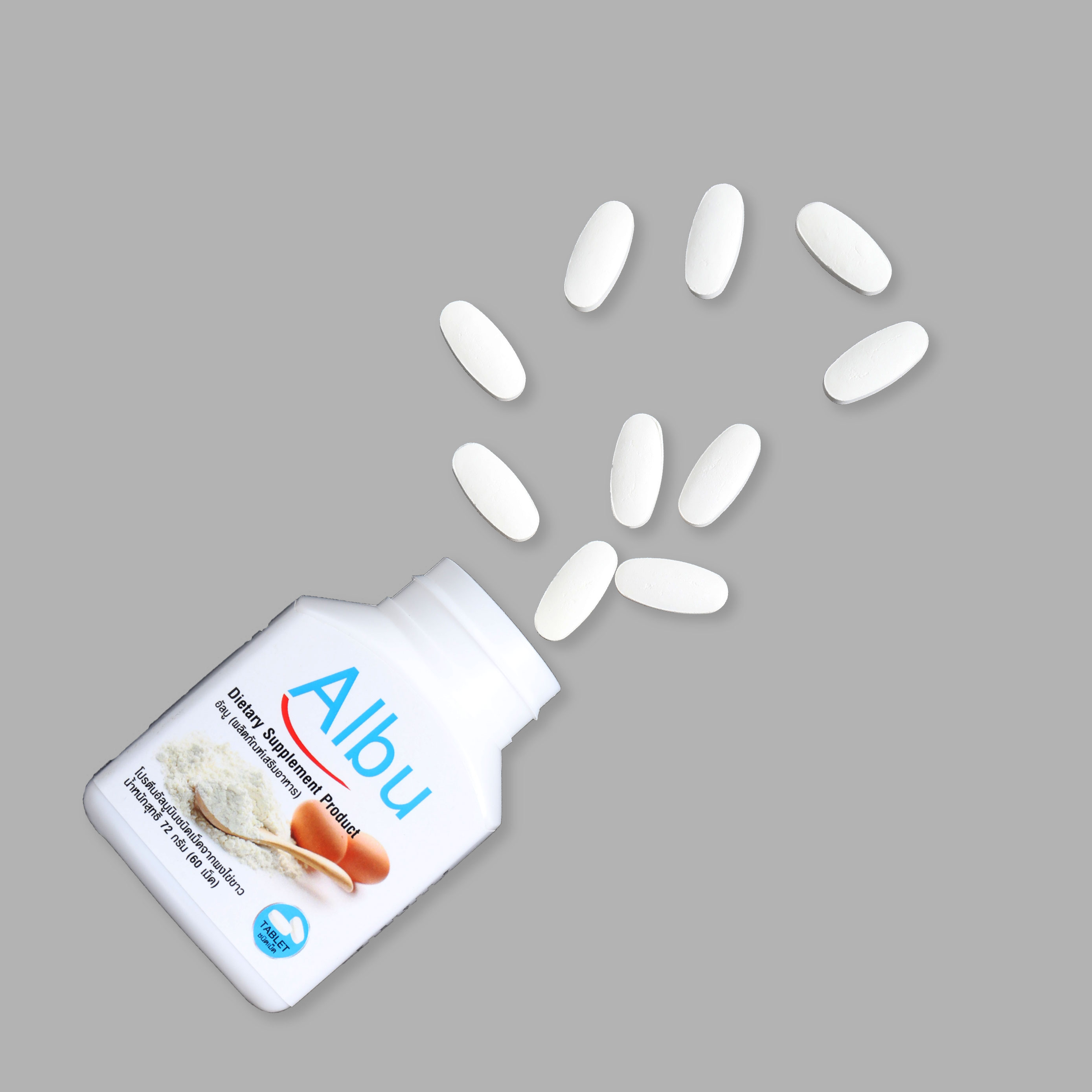Dietary Supplement Chicken Egg White Tablet Egg White Protein From Thailand