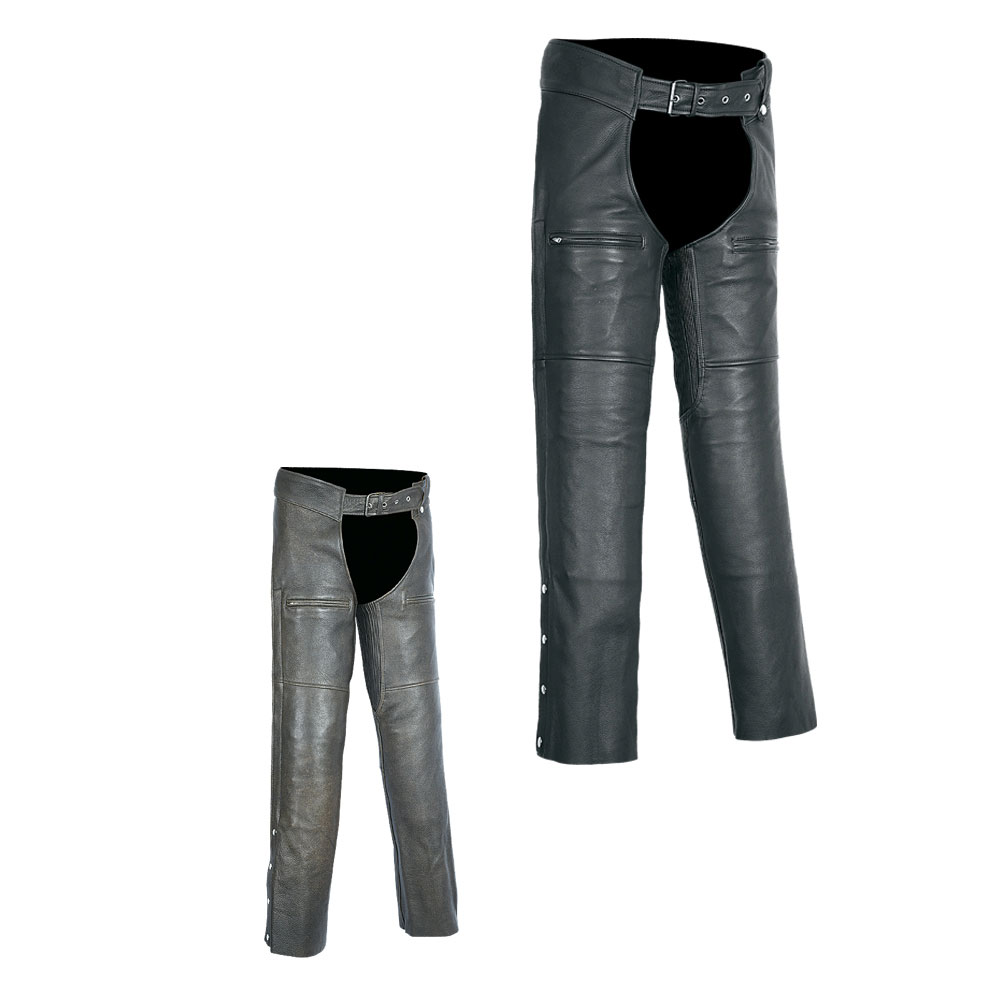 Polyster Fabric Liner Womens Leather Chaps