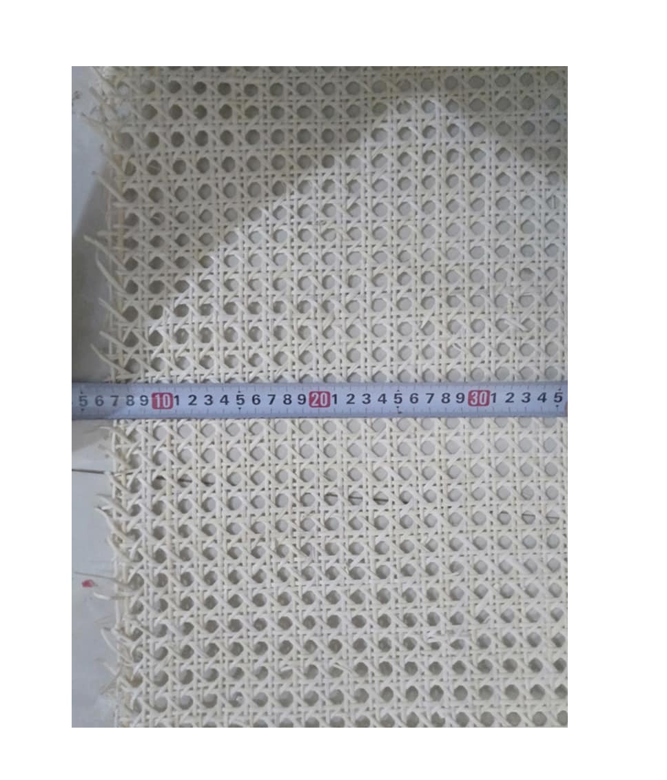 Rattan cane webbing roll / mesh natural woven Rattan Sheet for making chairs