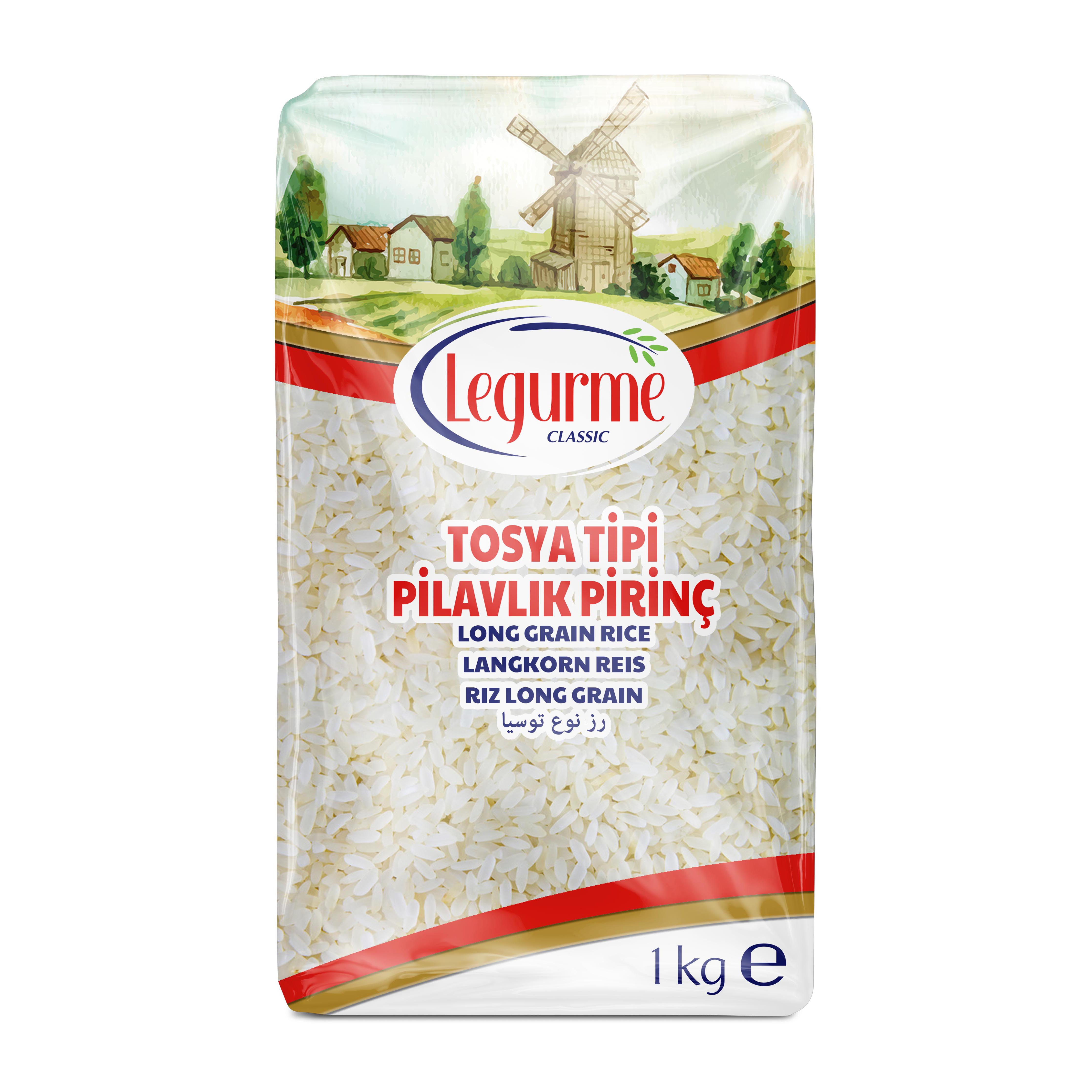 Legurme Высокое качество Лучшая цена 1 кг риса типа Tosya | Пакет подушки | Сухой продукт | Индивидуальная упаковка | Сделано в Турции |
