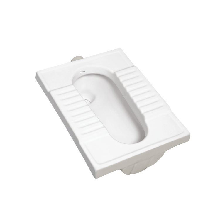 High Quality Crack Resistant Modern Design Ceramic Squatting Pan