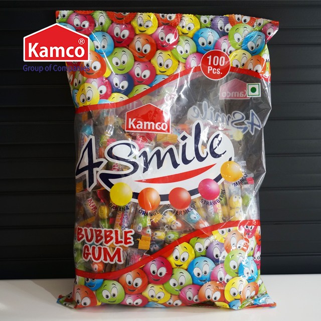 Высокое качество 4 Smile Multi вкус жевательной резинки | Kamco 4 улыбка цветной шар пузырь десен