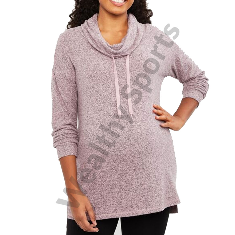 cowl neck ladies online maternity hoodie
